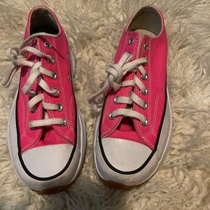 Pink Run Star Hike Converse 💓